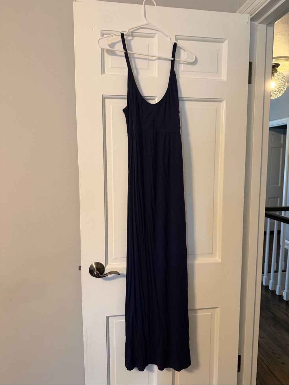 Old Navy Dark Navy Scoop Neck Maxi Dress